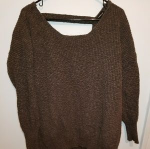 Torrid lace up back sweater